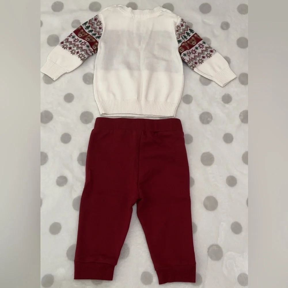 First Impressions Snowflake Sweater and Pants Set